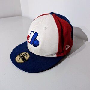 New Era MLB Montreal Expos 59Fifty Fitted Cap – Tricolor, 7 5/8